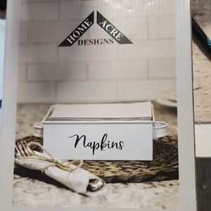 BNIB Home Acre Designs Farmhouse Napkin Holder